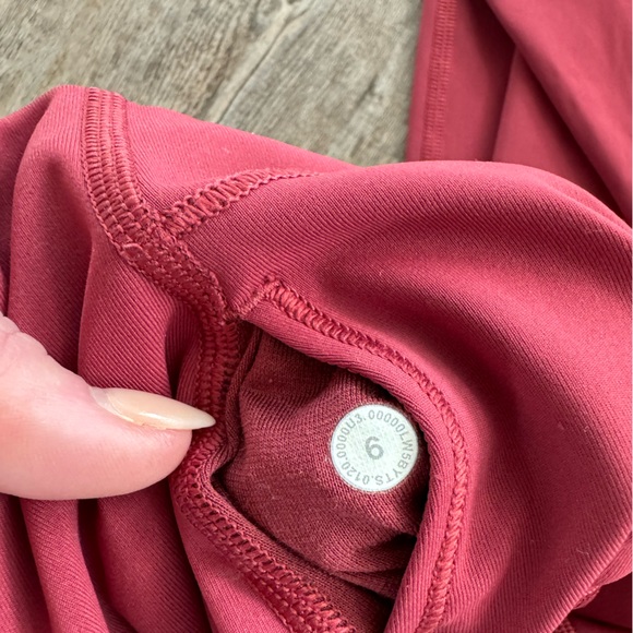 Lululemon Wunder Under Hi-Rise Leggings - Ruby Wine - Picture 8 of 8